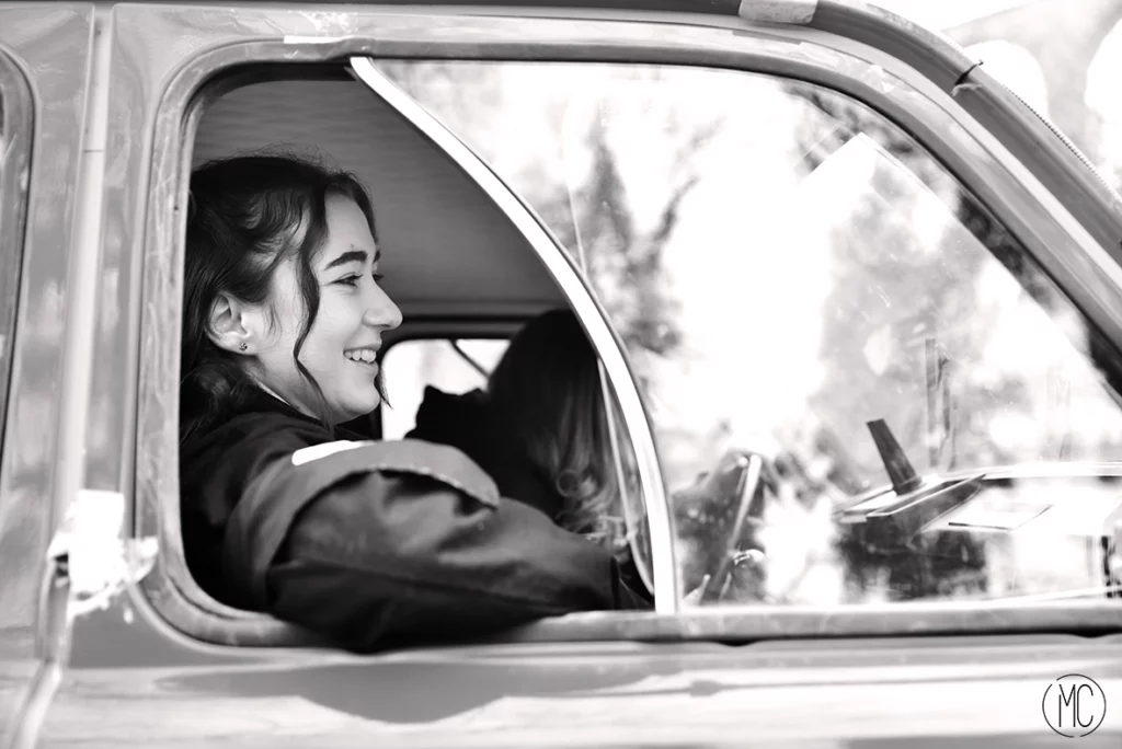 séance photo portrait et voiture ancienne à lay