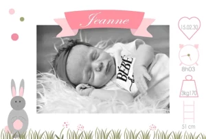 faire part de naissance personnalisé